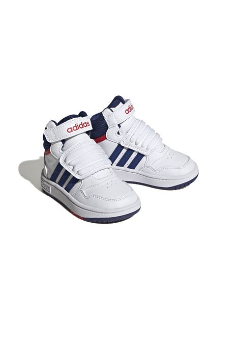 SCARPE HOOPS MID 3.0 BIANCO BLU INFANT ADIDAS CORE | Sneakers | GZ9650-